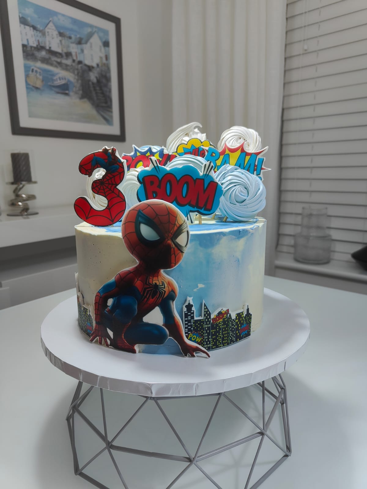 hero birthday cake